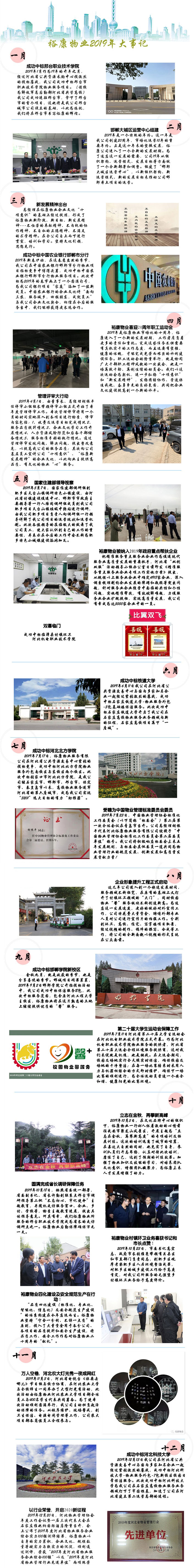 2019年裕康大事記